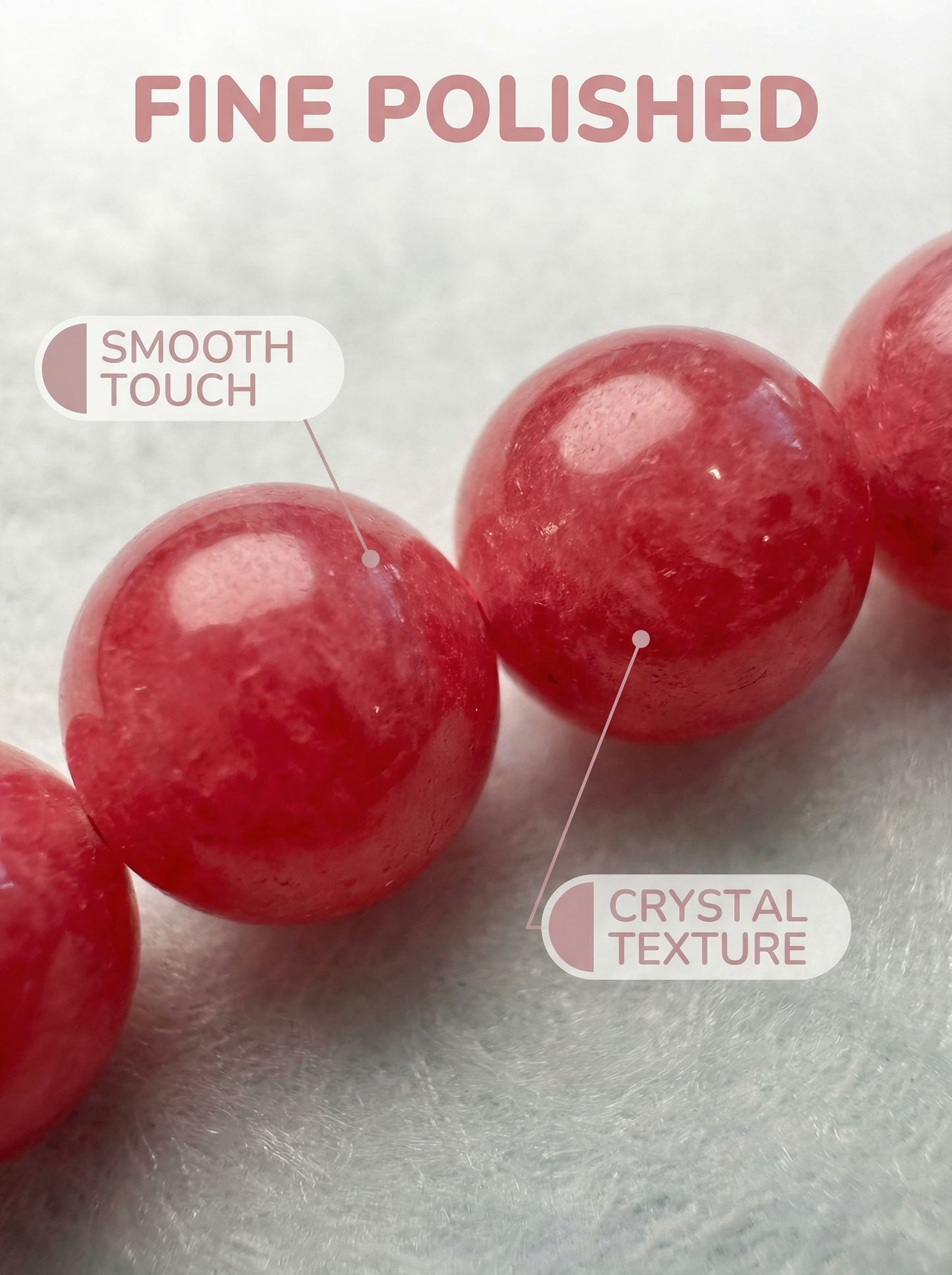 Natural Rhodonite Beaded Bracelet