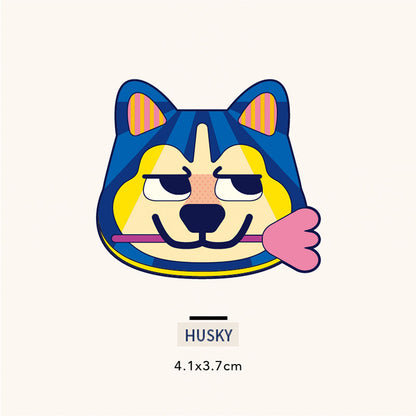 Custom Engraved Pet ID Tag – Original Illustration Design