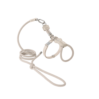 Leather Rope Cat Harness & Leash