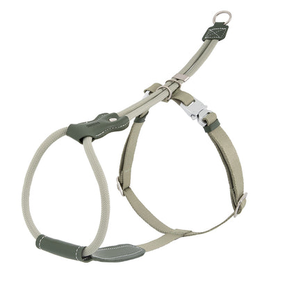 Leather Round Rope Dog Harness