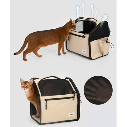 Safe Ride Pet Handlebar Bag | For Small Dogs & Cats