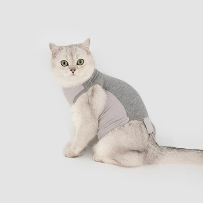 Colorblock Cat Recovery Suit