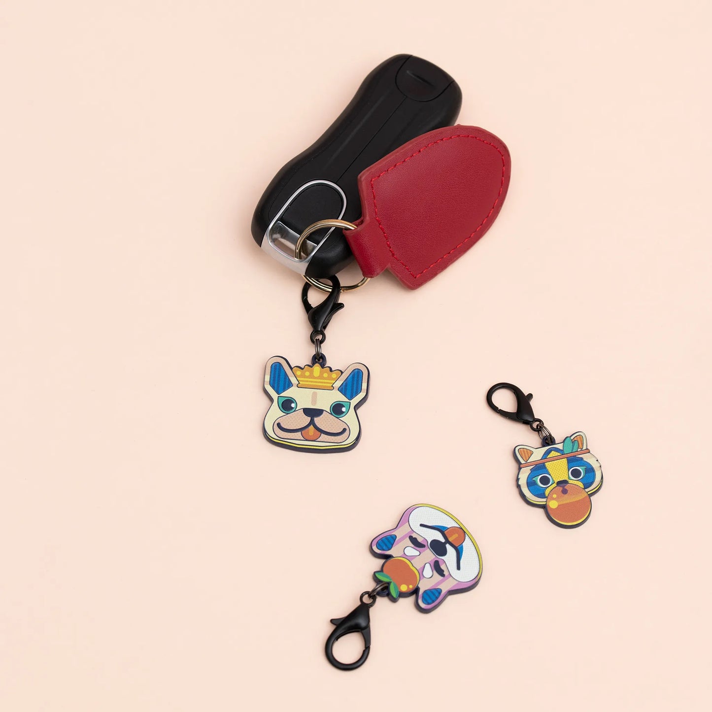 Custom Engraved Pet ID Tag – Original Illustration Design