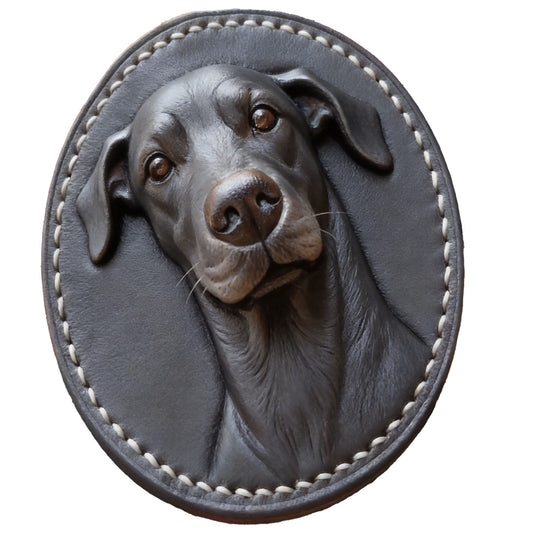 Custom Handmade Leather Pet Keychain