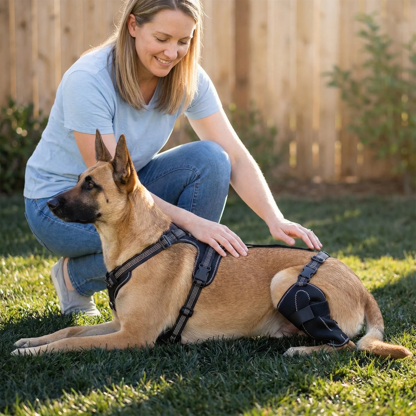Dog Knee Brace for ACL Recovery – Adjustable Hind Leg Support
