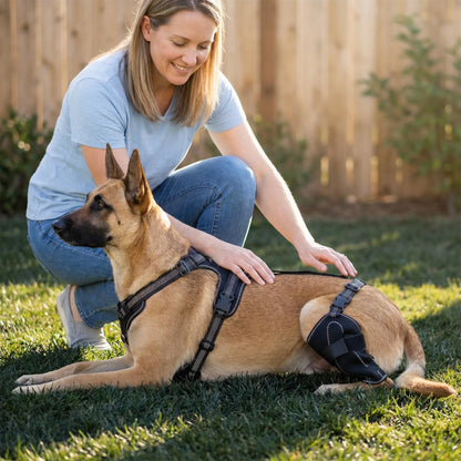 Dog Knee Brace for ACL Recovery – Adjustable Hind Leg Support