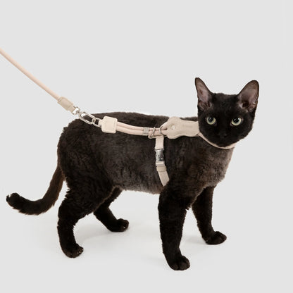 Leather Rope Cat Harness & Leash