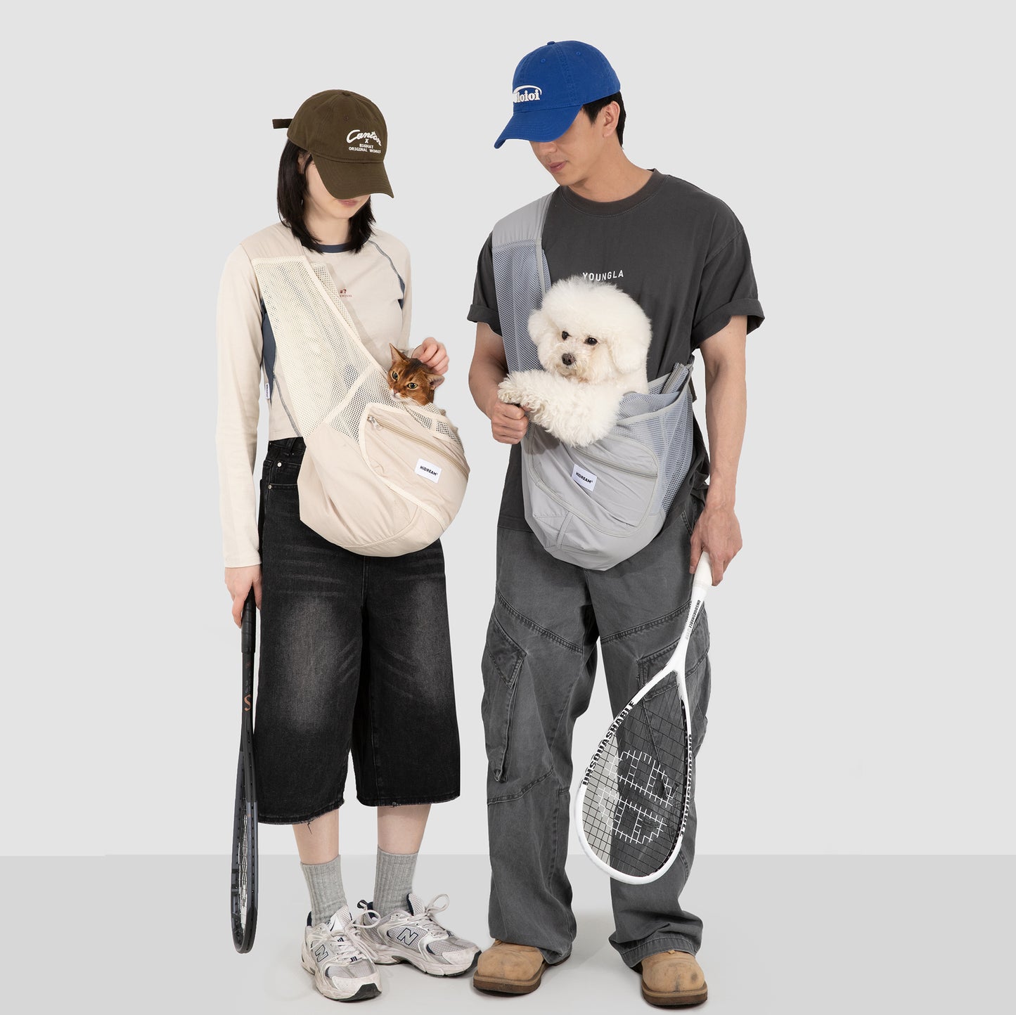 Mesh Breathable Pet Sling Bag