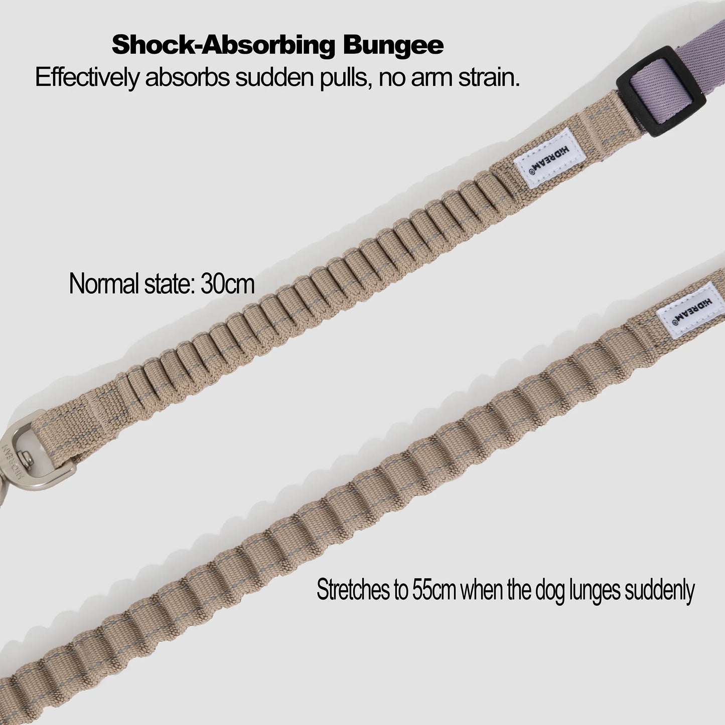 Multi-Function Shock-Absorbing Dog Leash