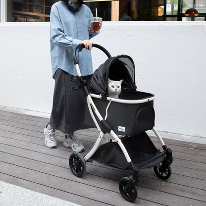 One-Hand Fold Pet Stroller