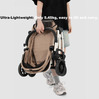 One-Hand Fold Pet Stroller