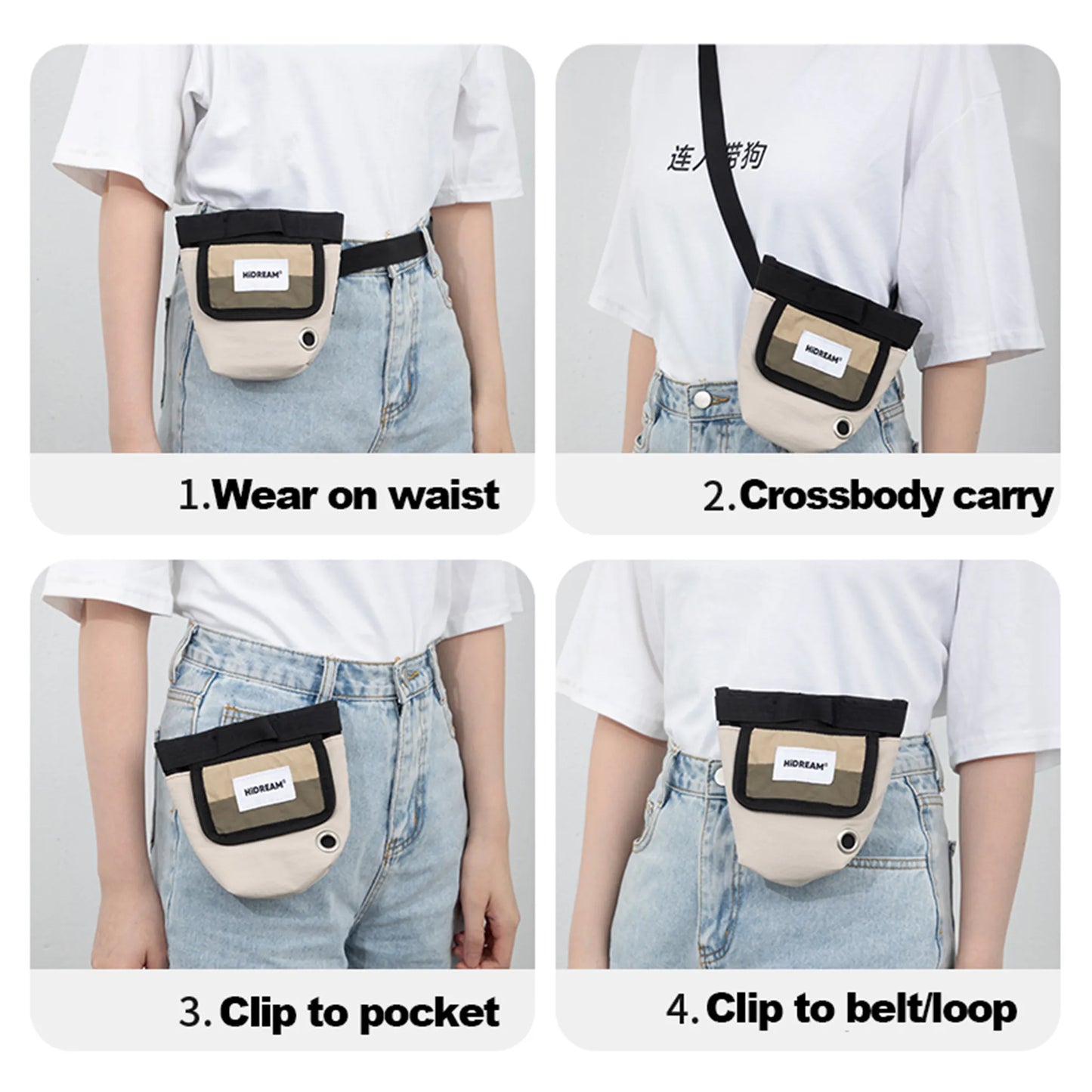 Pet Treat Pouch & Training Waist Bag