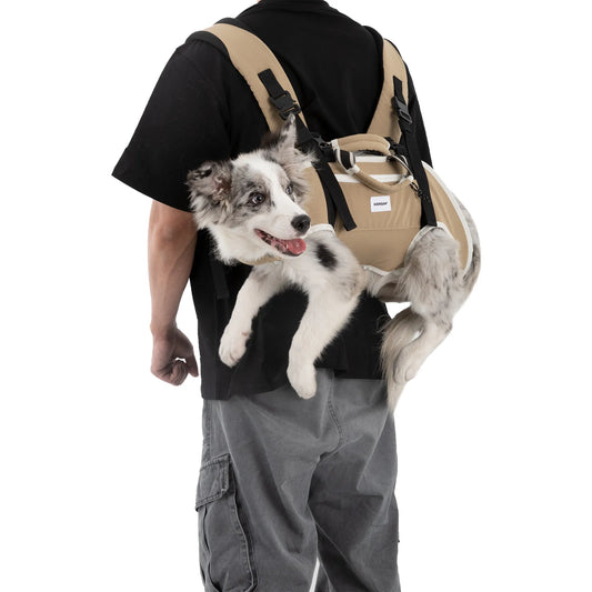 Pet Spine-Protective Front-Carry Backpack
