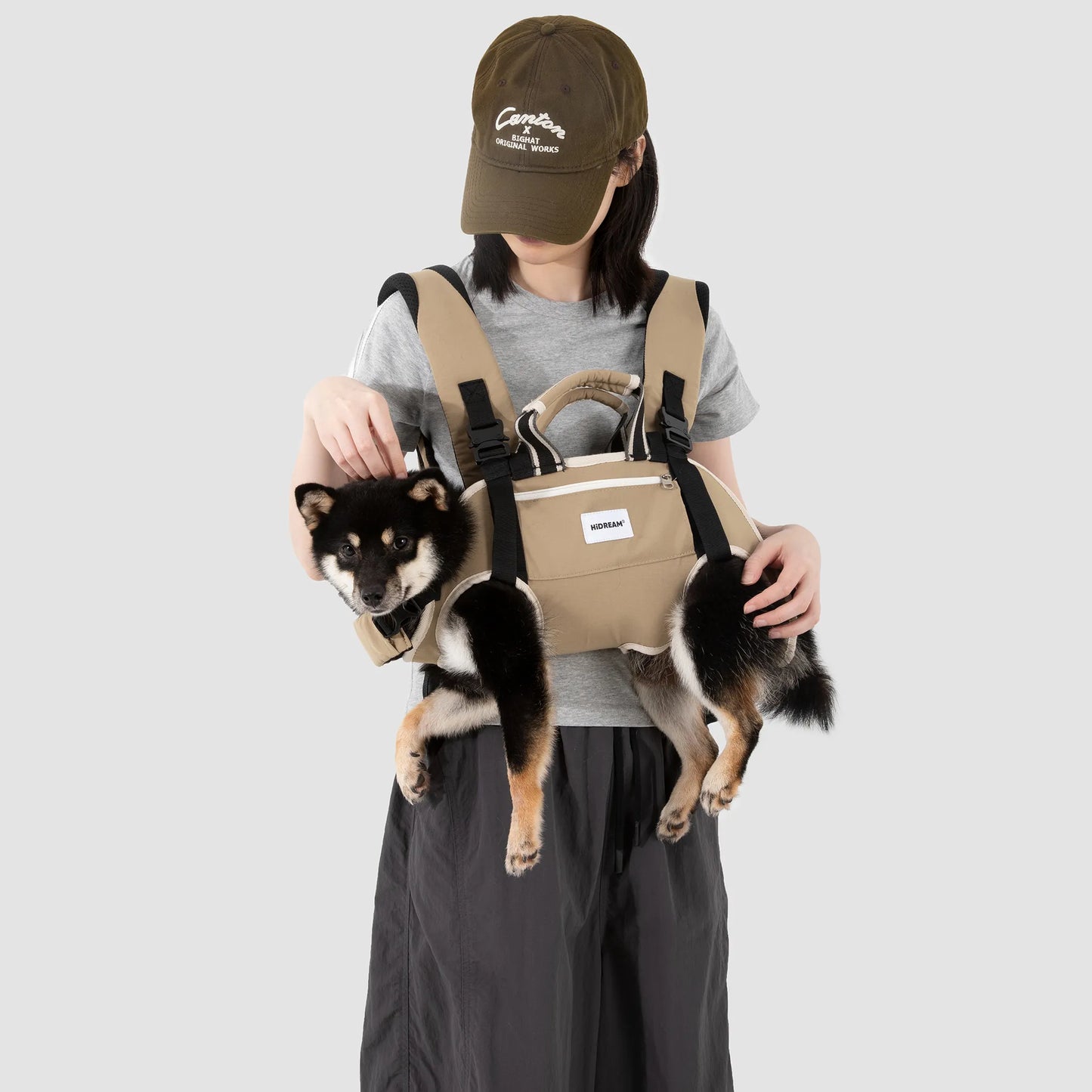 Pet Spine-Protective Front-Carry Backpack