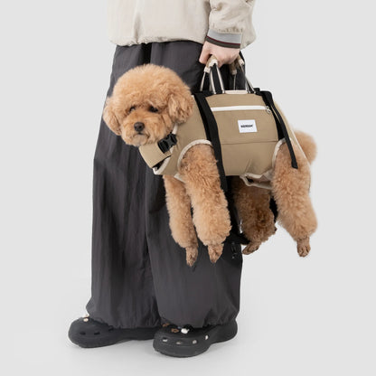 Pet Spine-Protective Front-Carry Backpack