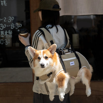 Pet Spine-Protective Front-Carry Backpack