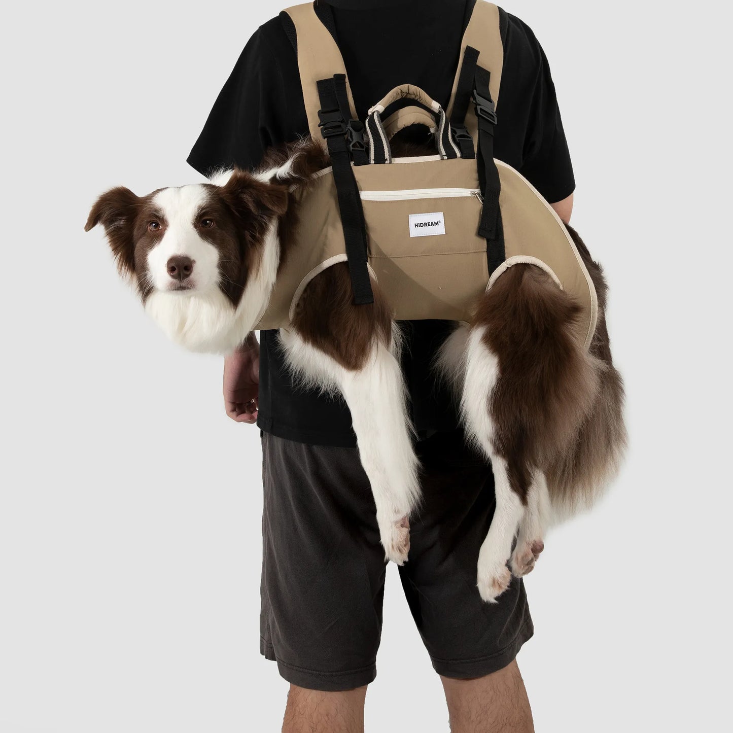 Pet Spine-Protective Front-Carry Backpack