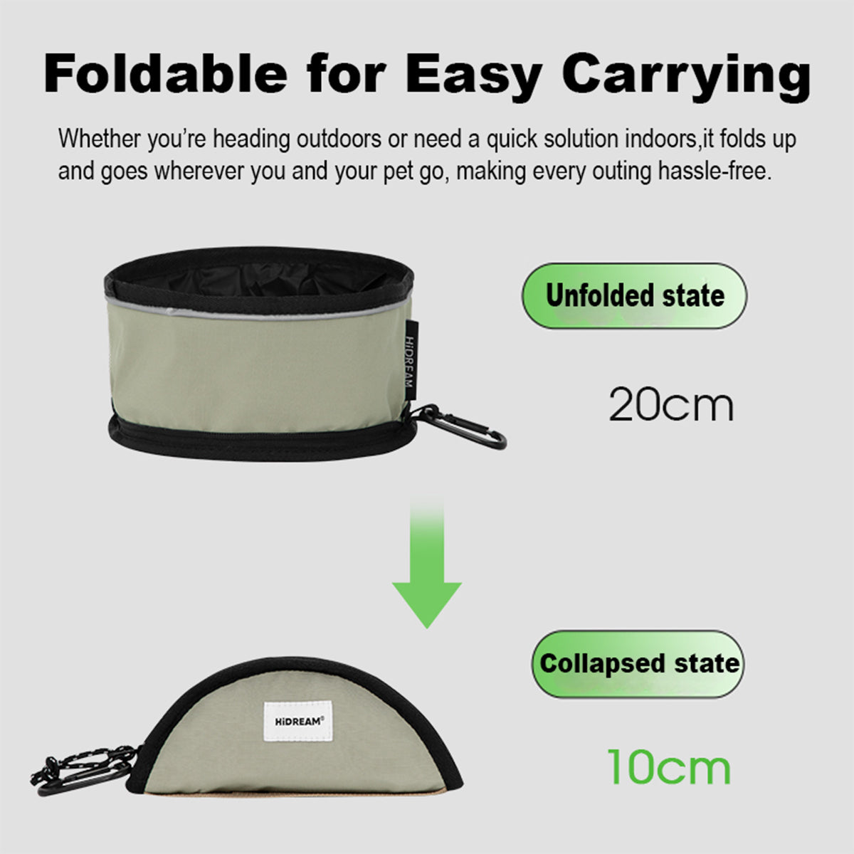 Portable Foldable Pet Bowl