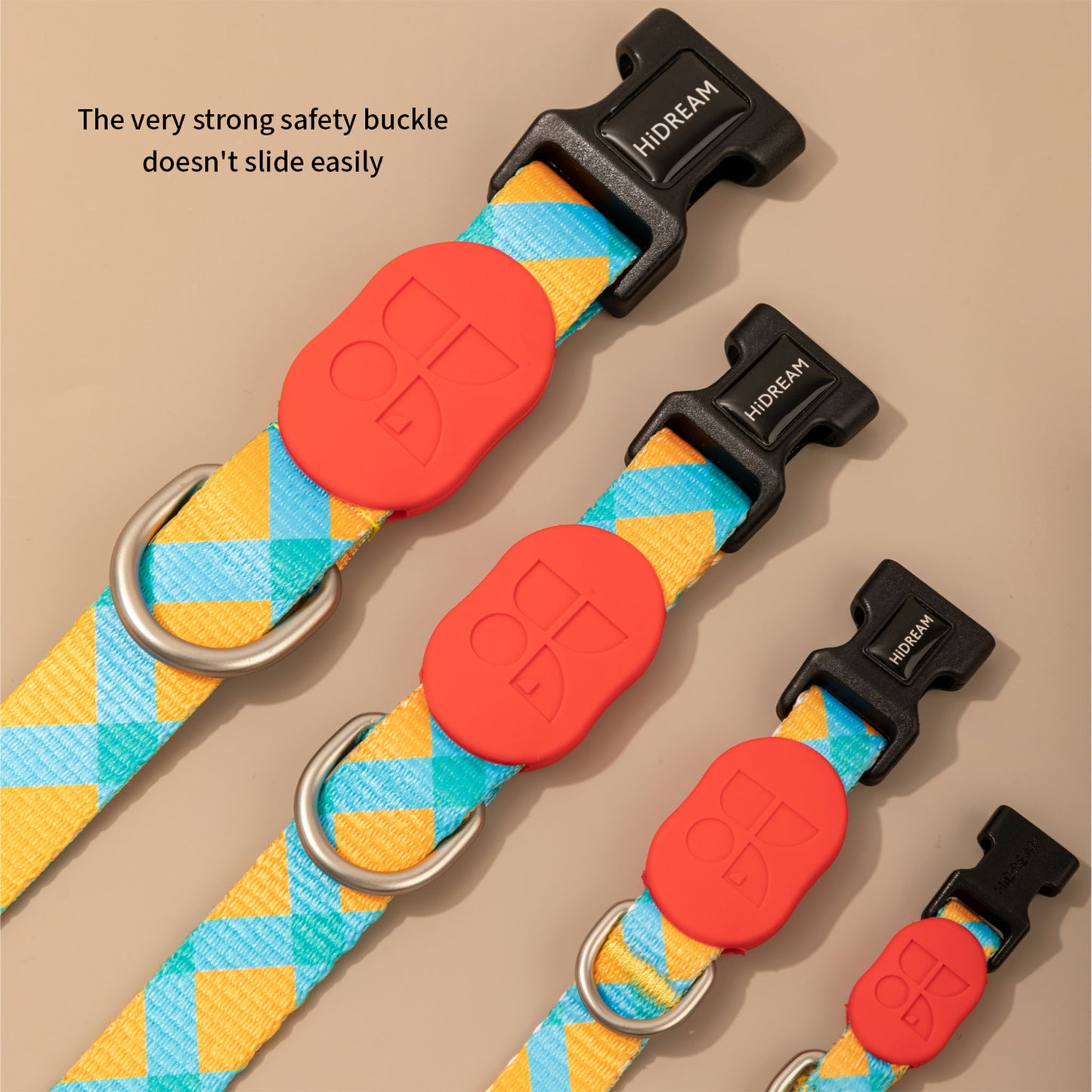 Vibrant Collection Durable Adjustable Dog Collar